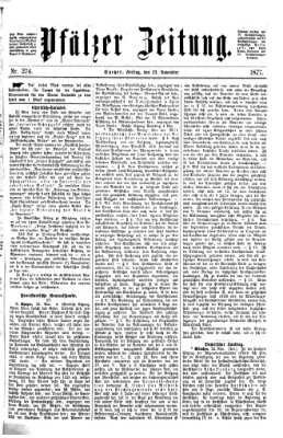 Pfälzer Zeitung Freitag 23. November 1877