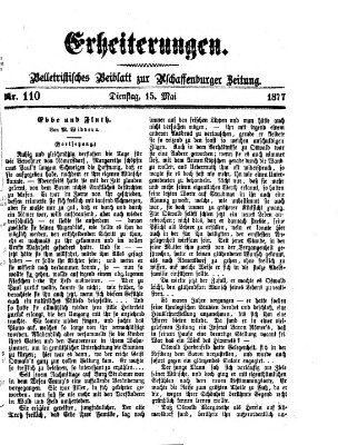 Erheiterungen (Aschaffenburger Zeitung) Dienstag 15. Mai 1877