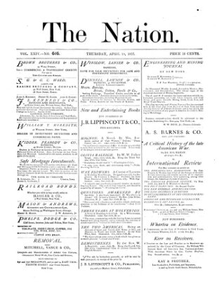 The nation Donnerstag 19. April 1877