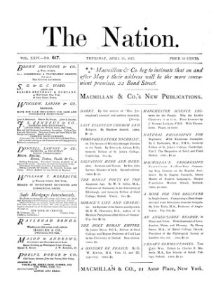 The nation Donnerstag 26. April 1877