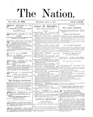The nation Donnerstag 14. Juni 1877