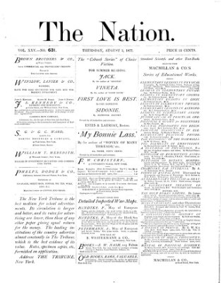 The nation Donnerstag 2. August 1877