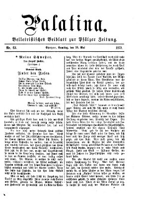 Palatina (Pfälzer Zeitung) Samstag 26. Mai 1877