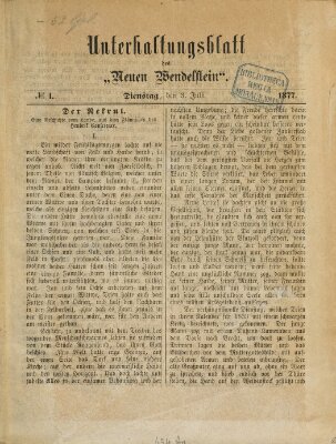 Wendelstein Dienstag 3. Juli 1877