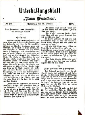 Wendelstein Samstag 13. Oktober 1877