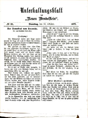 Wendelstein Dienstag 30. Oktober 1877