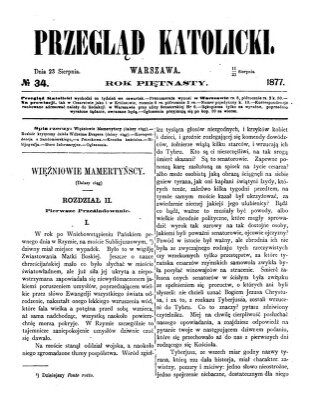 Przegląd Katolicki Donnerstag 23. August 1877