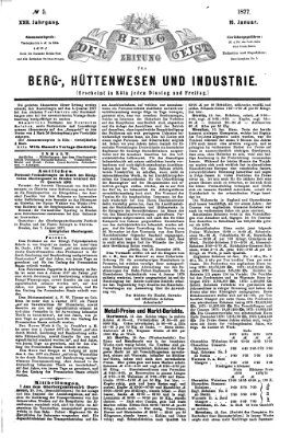 Der Berggeist Dienstag 16. Januar 1877