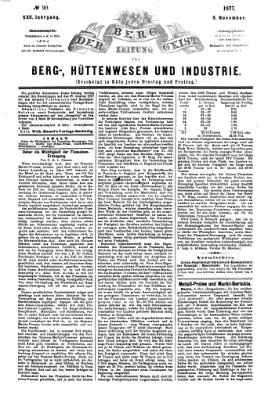 Der Berggeist Freitag 9. November 1877