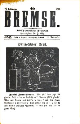 Die Bremse Sonntag 11. November 1877