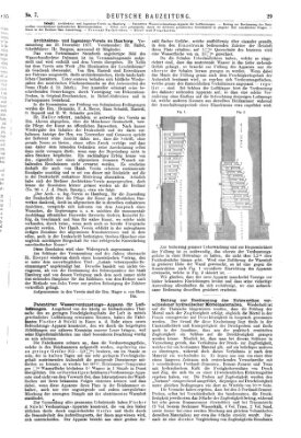 Deutsche Bauzeitung 〈Berlin〉 Mittwoch 23. Januar 1878
