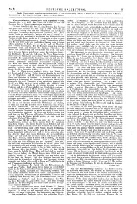 Deutsche Bauzeitung 〈Berlin〉 Mittwoch 30. Januar 1878