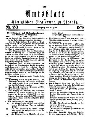 Amts-Blatt der Preußischen Regierung zu Liegnitz