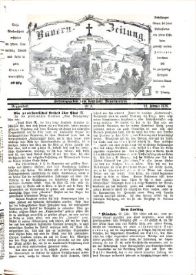 Bauern-Zeitung Donnerstag 21. Februar 1878