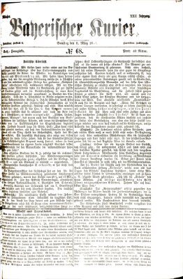 Bayerischer Kurier Samstag 9. März 1878