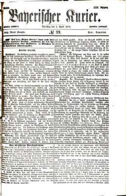 Bayerischer Kurier Dienstag 9. April 1878