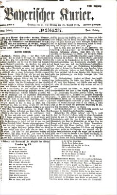 Bayerischer Kurier Montag 26. August 1878