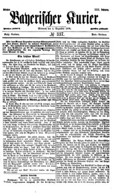 Bayerischer Kurier Mittwoch 4. Dezember 1878