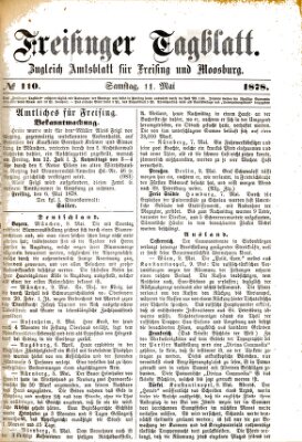 Freisinger Tagblatt (Freisinger Wochenblatt) Samstag 11. Mai 1878