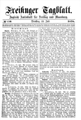 Freisinger Tagblatt (Freisinger Wochenblatt) Dienstag 23. Juli 1878