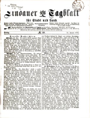 Lindauer Tagblatt für Stadt und Land Freitag 25. Januar 1878