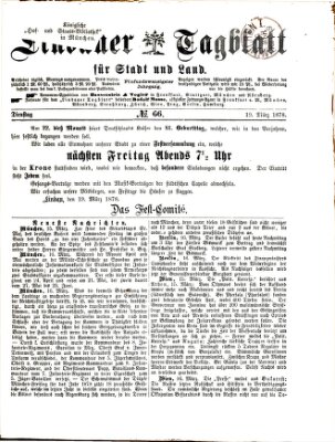 Lindauer Tagblatt für Stadt und Land Dienstag 19. März 1878