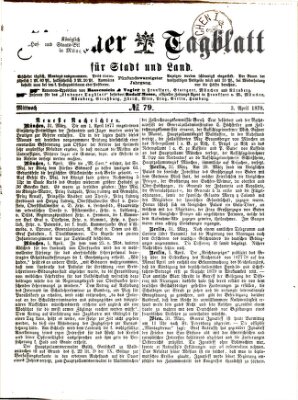 Lindauer Tagblatt für Stadt und Land Mittwoch 3. April 1878