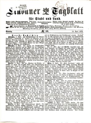 Lindauer Tagblatt für Stadt und Land Sonntag 14. April 1878