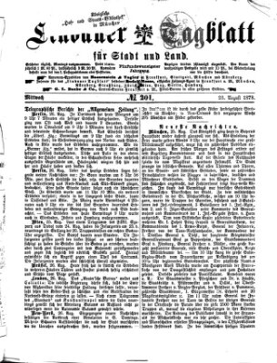 Lindauer Tagblatt für Stadt und Land Mittwoch 28. August 1878