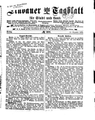 Lindauer Tagblatt für Stadt und Land Freitag 13. Dezember 1878