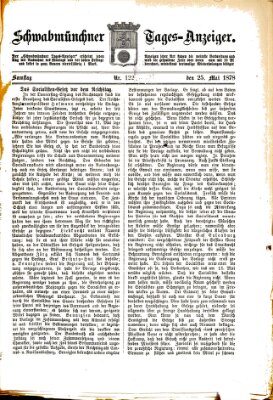 Schwabmünchner Tages-Anzeiger Samstag 25. Mai 1878