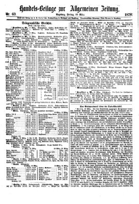 Allgemeine Zeitung Freitag 22. März 1878