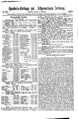 Allgemeine Zeitung Freitag 6. September 1878