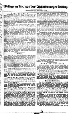 Aschaffenburger Zeitung Montag 30. Dezember 1878