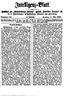 Aschaffenburger Zeitung Samstag 11. Mai 1878