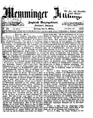 Memminger Zeitung Freitag 8. März 1878