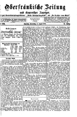 Oberfränkische Zeitung und Bayreuther Anzeiger (Bayreuther Anzeiger) Donnerstag 8. August 1878