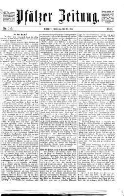 Pfälzer Zeitung Samstag 18. Mai 1878