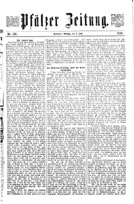 Pfälzer Zeitung Montag 8. Juli 1878