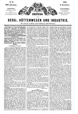 Der Berggeist Freitag 8. November 1878