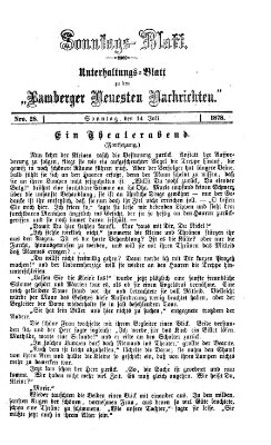 Bamberger neueste Nachrichten Sonntag 14. Juli 1878